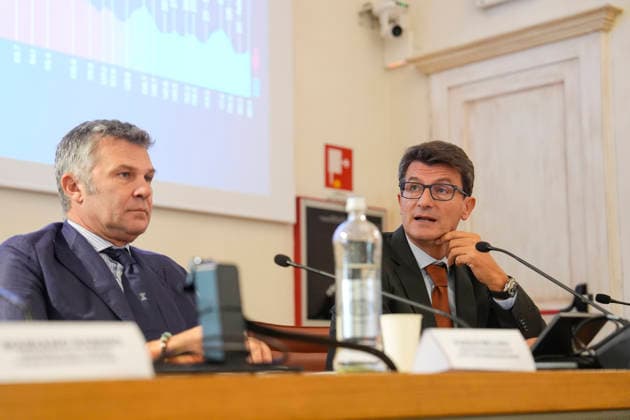 Luca Guercilena , Paolo Bellino durante la Conferenza stampa di presentazione gara ciclistica Gran Piemonte 2026. Italy - News - September 22, 2026.  Copyright: xFabioxFerrari LaPressex