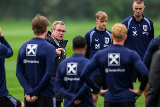 SOCCER - NL, AUT vs ISR WINDISCHGARSTEN,AUSTRIA,22.SEP.26 - SOCCER - UEFA Nations League, group stage, OEFB international match, Länderspiel, Nationalmannschaft Austria vs Israel, preview, training team AUT. Image shows head coach Ralf Rangnick (AUT).  GEPAxpictures xChristianxMoser