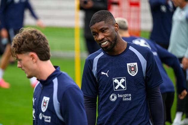SOCCER - NL, AUT vs ISR WINDISCHGARSTEN,AUSTRIA,22.SEP.26 - SOCCER - UEFA Nations League, group stage, OEFB international match, Länderspiel, Nationalmannschaft Austria vs Israel, preview, training team AUT. Image shows Kevin Danso (AUT).  GEPAxpictures xChristianxMoser