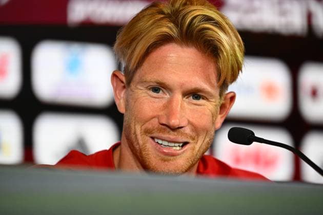 Italy v Belgium - UEFA Nations League 2026 Media Activities 22 09 2026 TUBIZE, BELGIUM - SEPTEMBER 22 : De Bruyne Kevin forward of Belgium speaks with the media during a pre-match press conference, PK, Pressekonferenz ahead of the UEFA Nations League tournament league phase matchday 1 group A1 match between Italy and Belgium on September 22, 2026 in Tubize, Belgium, 22 09 2026 Tubize Belgium  Copyright: xVincentxKalutx