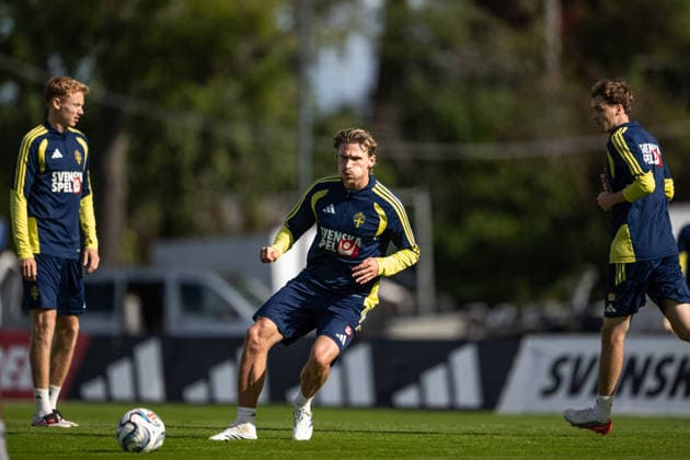 September 22, 2026: Carl Starfelt of the Swedish men’s national soccer team at a training session on September 22, 2026 in Stockholm. Photo by Johanna Säll, BILDBYRAN, code JL JL0630: soccer, football, Fotball, Nations League, UEFA Nations League, training, Sweden, Sweden A, BBENG  Copyright: JOHANNAxSÄLL BB260922BB280