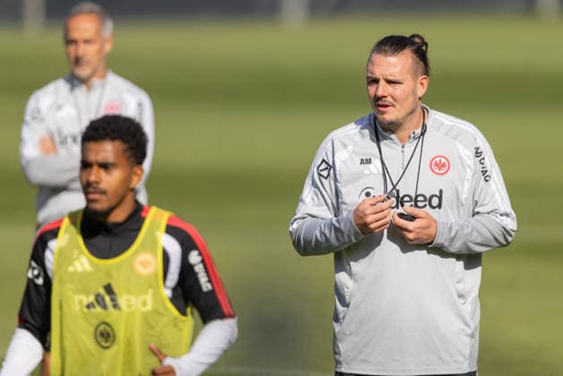 Training: Eintracht Frankfurt Assistant Coach Alex Meier; Eintracht Frankfurt training session on September 22, 2026, at Deutsche Bank Park in Frankfurt am Main, Frankfurt am Main, Hesse, Germany; Deutsche Bank Park