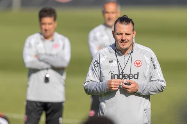 Training: Eintracht Frankfurt Assistant Coach Alex Meier; Eintracht Frankfurt training session on September 22, 2026, at Deutsche Bank Park in Frankfurt am Main, Frankfurt am Main, Hesse, Germany; Deutsche Bank Park
