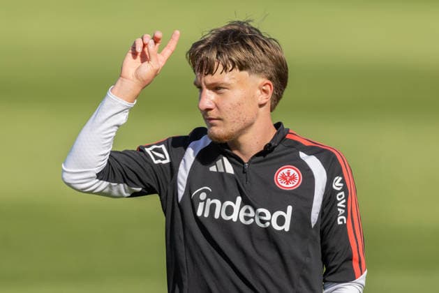 Training: Eintracht Frankfurt s Niko Ilicevic from the U21 team participates in training. Eintracht Frankfurt training session on September 22, 2026, at Deutsche Bank Park in Frankfurt am Main, Frankfurt am Main, Hesse, Germany. Deutsche Bank Park
