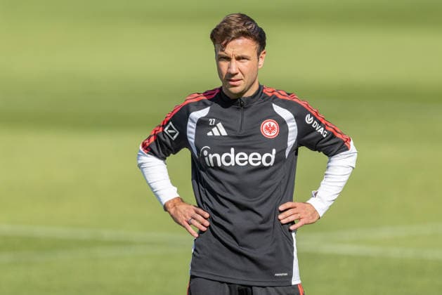 Eintracht Frankfurt Training: Mario Götze, Eintracht Frankfurt, 27; Eintracht Frankfurt training session on September 22, 2026, at Deutsche Bank Park in Frankfurt am Main, Frankfurt am Main, Hesse, Germany; Deutsche Bank Park