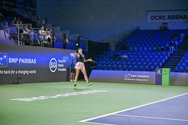 22nd September 2026; Kallang Tennis Hub, Singapore; WTA, Tennis Damen Tennis, Singapore Open Day 2; Tatiana Prozorova DavidxAsh