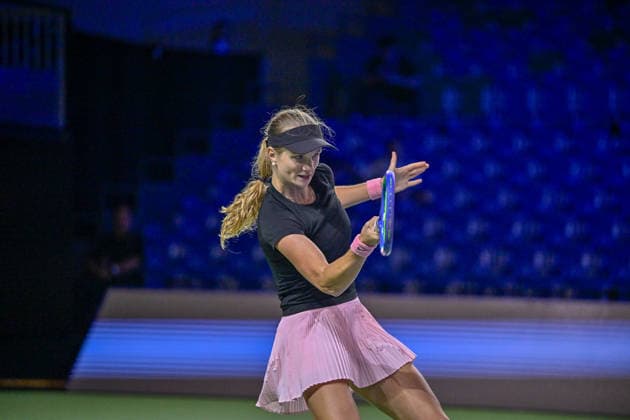 22nd September 2026; Kallang Tennis Hub, Singapore; WTA, Tennis Damen Tennis, Singapore Open Day 2; Tatiana Prozorova DavidxAsh