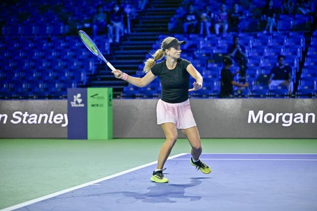 22nd September 2026; Kallang Tennis Hub, Singapore; WTA, Tennis Damen Tennis, Singapore Open Day 2; Tatiana Prozorova DavidxAsh
