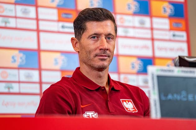 Polish national team, Nationalteam First press conference, PK, Pressekonferenz Robert Lewandowski attending the first press conference during Poland™s national team training camp ahead of the upcoming UEFA Nations League matches (Kazimierz Koper Ball Raw Images) Warszawa DoubleTree by Hilton Hotel & Conference Centre, Skalnicowa 21 Poland Copyright: xKazimierzxKoperx KAZ_polkonf-07