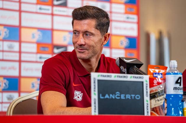 Polish national team, Nationalteam First press conference, PK, Pressekonferenz Robert Lewandowski attending the first press conference during Poland™s national team training camp ahead of the upcoming UEFA Nations League matches (Kazimierz Koper Ball Raw Images) Warszawa DoubleTree by Hilton Hotel & Conference Centre, Skalnicowa 21 Poland Copyright: xKazimierzxKoperx KAZ_polkonf-10