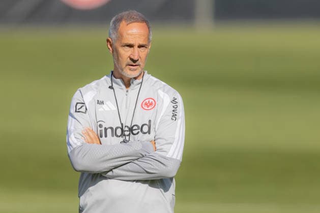 Training: Eintracht Frankfurt Coach Adi Hütter Eintracht Frankfurt Training session held by Eintracht Frankfurt on September 22, 2026, at Deutsche Bank Park in Frankfurt am Main, Frankfurt am Main, Hesse, Germany; Deutsche Bank Park