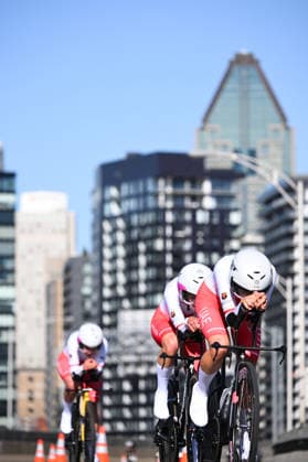 2026 UCI Road World Championships Picture by Zac Williams SWpix.com - 22 09 2026 - Cycling - 2026 UCI Road World Championships - MontrÃ al, Canada - Team Time Trial Mixed Relay - Nadia Hartman (Poland), Maja Tracka (Poland), Dominika Wlodarczyk (Poland) Copyright: x xSWpix.comx(t axPhotographyxHubxLtd)xZacxWilliams SWpix.comx SWP-3521-1215