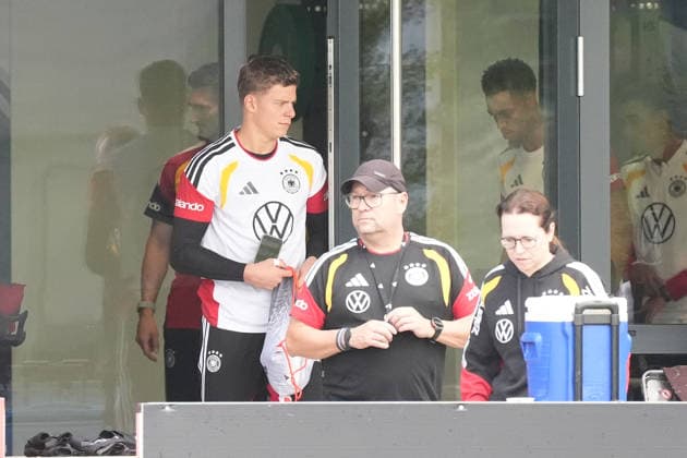 Finn Dahmen Germany Herzo Base September 22, 2026 German National Team Nations League Preparation, Home Ground, HerzoBase, World of Adidas, Herzogenaurach