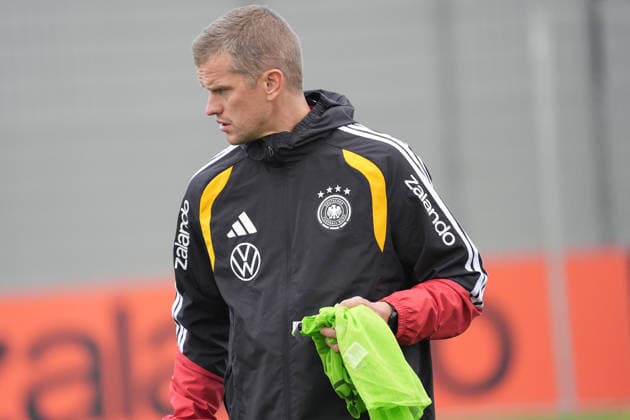 Assistant Coach Sven Bender Germany Herzo Base September 22, 2026 German National Team Nations League Preparation, Home Ground, HerzoBase, World of Adidas, Herzogenaurach