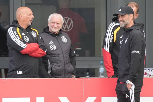 Advisor, Coaching Staff: Marc Kosicke, Germany; Sports Director: Rudi Völler, Germany; National Team Coach: Jürgen Klopp, Germany; HerzoBase, September 22, 2026; German National Team, Nations League Preparation, Home Ground, HerzoBase, World of Adidas, Herzogenaurach