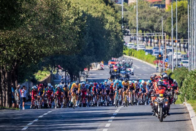 CRO Race 2026: Stage 1 Cyclists compete during the first stage of the CRO Race 2026, a 167-kilometre route from Split to Seget Donji in Split, Croatia on September 22, 2026. The six-stage race runs from September 22 to 27 across Croatia.  ZvonimirxBarisin PIXSELL