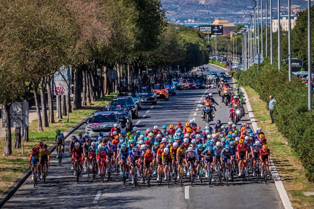 CRO Race 2026: Stage 1 Cyclists compete during the first stage of the CRO Race 2026, a 167-kilometre route from Split to Seget Donji in Split, Croatia on September 22, 2026. The six-stage race runs from September 22 to 27 across Croatia.  ZvonimirxBarisin PIXSELL