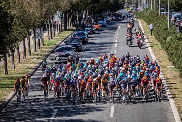 CRO Race 2026: Stage 1 Cyclists compete during the first stage of the CRO Race 2026, a 167-kilometre route from Split to Seget Donji in Split, Croatia on September 22, 2026. The six-stage race runs from September 22 to 27 across Croatia.  ZvonimirxBarisin PIXSELL