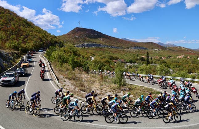CRO Race 2026: Stage 1 Cyclists compete during the first stage of the CRO Race 2026, a 167-kilometre route from Split to Seget Donji in village Blato na Cetini near Omis, Croatia on September 22, 2026. The six-stage race runs from September 22 to 27 across Croatia.  IvoxCagalj PIXSELL