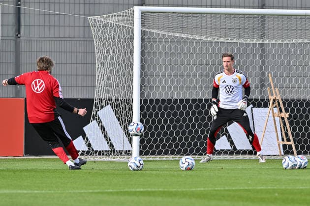 DFB Media Activities, September 22, 2026, HERZOGENAURACH, GERMANY, September 22: A photo of Marc-André ter Stegen of Ajax Amsterdam during the national team’s first training session under Jürgen Klopp at the Adidas training facility in Herzogenaurach Copyright: xBEAUTIFULxSPORTS Goldbergx