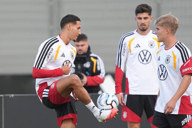 Younes Ebnoutalib Germany, Hennes Behrens Herzo Base September 22, 2026 German National Team Nations League Preparation, Home Ground, HerzoBase, World of Adidas, Herzogenaurach