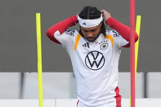 Serge Gnabry Germany Herzo Base September 22, 2026 German National Team Nations League Preparation, Home Ground, HerzoBase, World of Adidas, Herzogenaurach