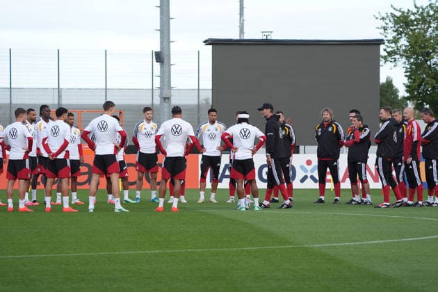 Remarks by the new national team coach, Jürgen Klopp, to the Herzo Base team on September 22, 2026: German National Team Nations League Preparation, Home Ground, HerzoBase, World of Adidas, Herzogenaurach