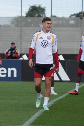 Nico Schlotterbeck Germany Herzo Base September 22, 2026 German National Team Nations League Preparation, Home Ground, HerzoBase, World of Adidas, Herzogenaurach