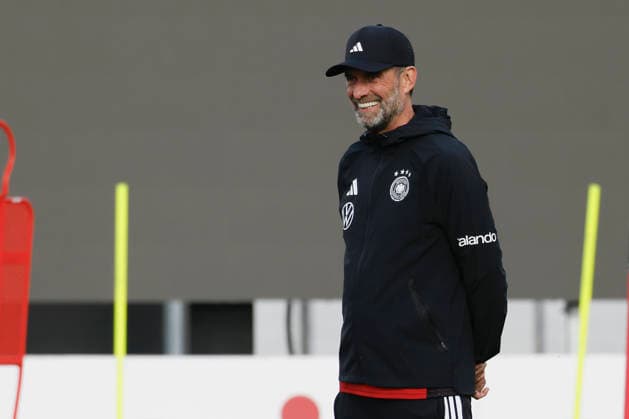 Pictured: National Team Coach Juergen Klopp, September 22, 2026, Media training session for the German national team with Juergen Klopp, Germany, Herzogenaurach, Media Center; DFL REGULATIONS PROHIBIT ANY USE OF PHOTOGRAPHS AS IMAGE SEQUENCES AND OR QUASI-VIDEO Copyright: HMBxMedia xJulienxBecker