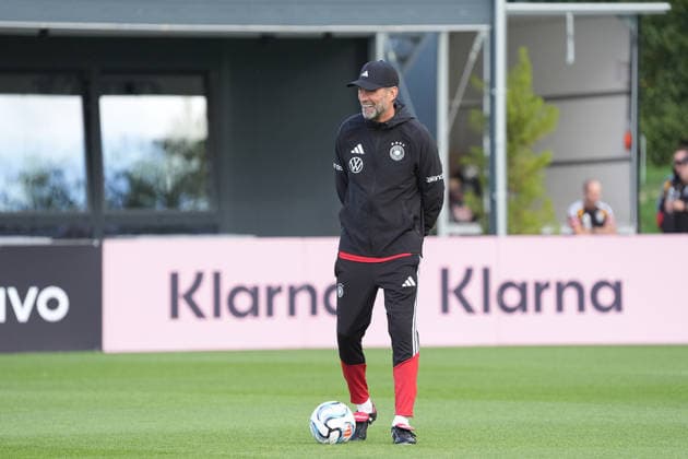 National Team Coach Jürgen Klopp Germany Herzo Base September 22, 2026 German National Team Nations League Preparation, Home Ground, HerzoBase, World of Adidas, Herzogenaurach