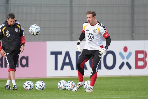 Goalkeeper Marc-André ter Stegen Germany HerzoBase September 22, 2026 German National Team Nations League Preparation, Home Ground, HerzoBase, World of Adidas, Herzogenaurach