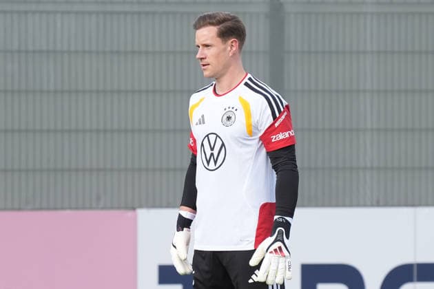 Goalkeeper Marc-André ter Stegen Germany Herzo Base September 22, 2026 German National Team Nations League Preparation, Home Ground, HerzoBase, World of Adidas, Herzogenaurach