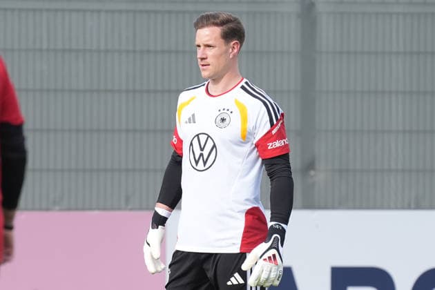 Goalkeeper Marc-André ter Stegen Germany Herzo Base September 22, 2026 German National Team Nations League Preparation, Home Ground, HerzoBase, World of Adidas, Herzogenaurach