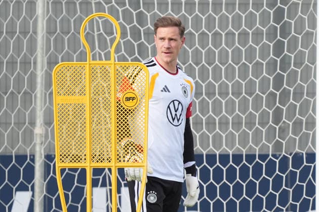 Goalkeeper Marc-André ter Stegen Germany Herzo Base September 22, 2026 German National Team Nations League Preparation, Home Ground, HerzoBase, World of Adidas, Herzogenaurach