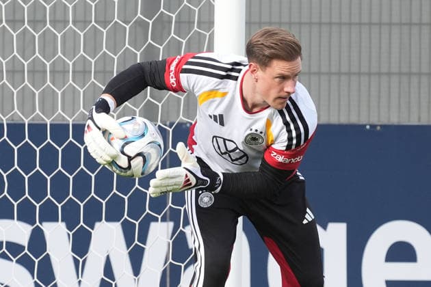 Goalkeeper Marc-André ter Stegen Germany Herzo Base September 22, 2026 German National Team Nations League Preparation, Home Ground, HerzoBase, World of Adidas, Herzogenaurach