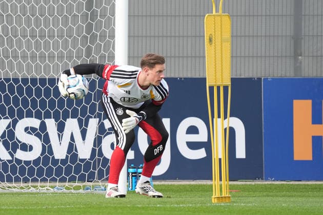 Goalkeeper Marc-André ter Stegen Germany Herzo Base September 22, 2026 German National Team Nations League Preparation, Home Ground, HerzoBase, World of Adidas, Herzogenaurach