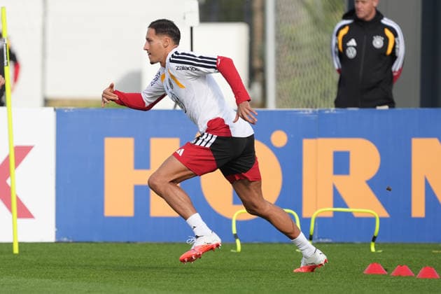 Younes Ebnoutalib Germany Herzo Base September 22, 2026 German National Team Nations League Preparation, Home Ground, HerzoBase, World of Adidas, Herzogenaurach