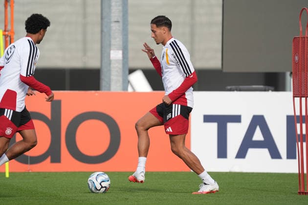 Younes Ebnoutalib Germany Herzo Base September 22, 2026 German National Team Nations League Preparation, Home Ground, HerzoBase, World of Adidas, Herzogenaurach