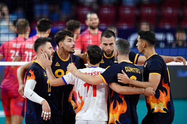 2026.09.22 Sofia siatkowka Mistrzostwa Europy w siatkowce mezczyzn Francja - Rumunia N z CHITIGOI Cristian-Daniel Foto Lukasz Laskowski PressFocus 2026.09.22 Sofia CEV Enel EuroVolley Men 2026 France vs Romania CHITIGOI Cristian-Daniel Credit: Lukasz Laskowski PressFocus NEWSPIX.PL --- newspix.pl 