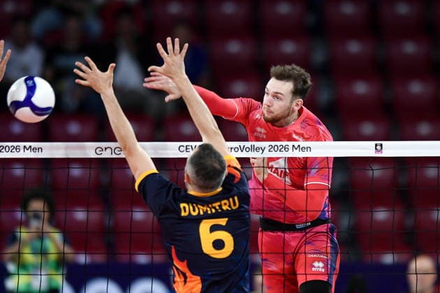 2026.09.22 Sofia siatkowka Mistrzostwa Europy w siatkowce mezczyzn Francja - Rumunia N z {persons} Foto Lukasz Laskowski PressFocus 2026.09.22 Sofia CEV Enel EuroVolley Men 2026 France vs Romania {persons} Credit: Lukasz Laskowski PressFocus NEWSPIX.PL --- newspix.pl 