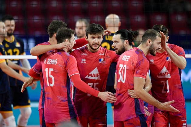 2026.09.22 Sofia siatkowka Mistrzostwa Europy w siatkowce mezczyzn Francja - Rumunia N z Simon Magnin Foto Lukasz Laskowski PressFocus 2026.09.22 Sofia CEV Enel EuroVolley Men 2026 France vs Romania Simon Magnin Credit: Lukasz Laskowski PressFocus NEWSPIX.PL --- newspix.pl 