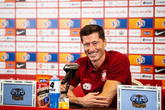 2026.09.22 Warszawa Pilka nozna kadra reprezentacja Polska Konferencja prasowa i trening reprezentacji Polski N z Robert Lewandowski Foto Jacek Prondzynski PressFocus 2026.09.22 Warsaw football press conference, PK, Pressekonferenz and training of the Polish football national team, Nationalteam Robert Lewandowski Credit: Jacek Prondzynski PressFocus NEWSPIX.PL --- newspix.pl 