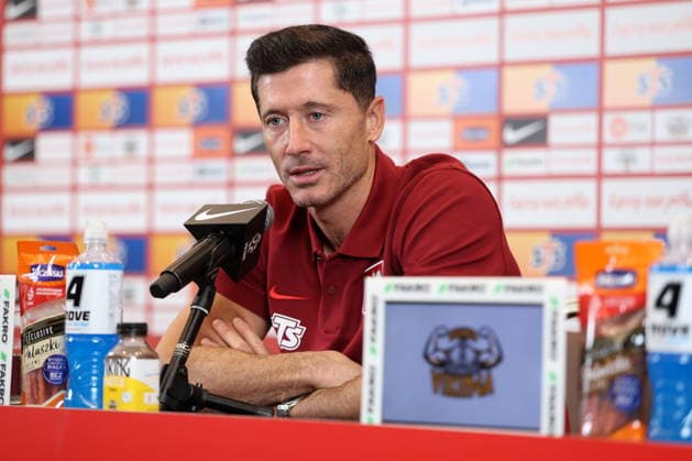 WARSZAWA 22.09.2026 KONFERENCJA PRASOWA REPREZENTACJI POLSKI --- POLISH FOOTBALL national team, Nationalteam press conference, PK, Pressekonferenz IN WARSAW ROBERT LEWANDOWSKI FOT. PIOTR KUCZA FOTOPYK NEWSPIX.PL --- newspix.pl 