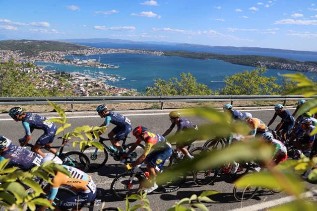 CRO Race 2026: Stage 1 Cyclists compete during the first stage of the CRO Race 2026, a 167-kilometre route from Split to Seget Donji in Seget Donji, Croatia on September 22, 2026. The six-stage race runs from September 22 to 27 across Croatia.  IvanaxIvanovic PIXSELL