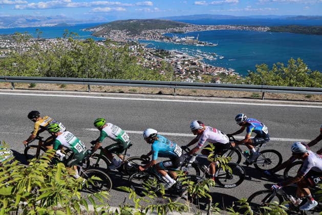 CRO Race 2026: Stage 1 Cyclists compete during the first stage of the CRO Race 2026, a 167-kilometre route from Split to Seget Donji in Seget Donji, Croatia on September 22, 2026. The six-stage race runs from September 22 to 27 across Croatia.  IvanaxIvanovic PIXSELL