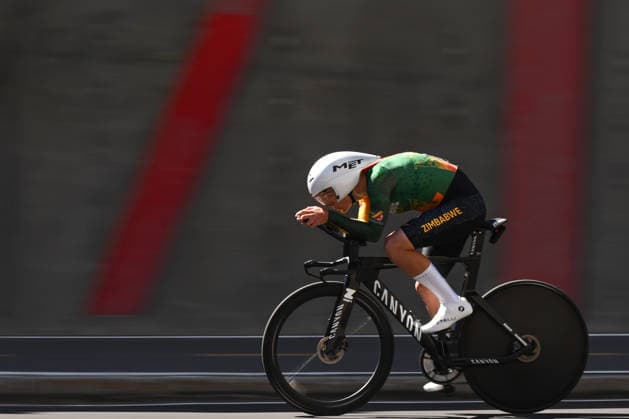 2026 UCI Road World Championships Picture by Chris Auld SWpix.com - 22 09 2026 - Cycling - 2026 UCI Road World Championships - MontrÃ al, Canada - Men Junior Individual Time Trial (ITT) - Rohnan Nicholson (Zimbabwe) Copyright: x xSWpix.comx(t axPhotographyxHubxLtd)xChrisxAuld SWpix.comx SWP-3521-1341