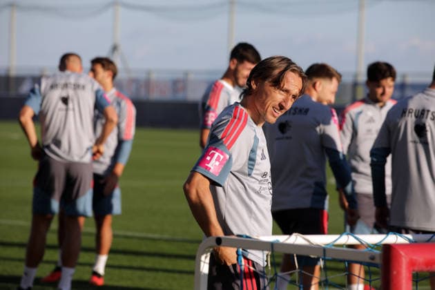 Croatia National Football Team: Press and Trainign Session Luka Modric of Croatia during the training sesion at HNK Rijeka stadium on September 22, 2026 in Rijeka, Croatia.  GoranxKovacic PIXSELL