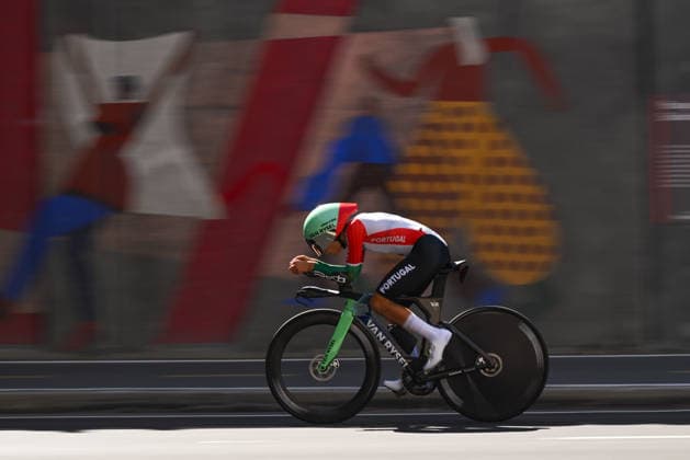 2026 UCI Road World Championships Picture by Chris Auld SWpix.com - 22 09 2026 - Cycling - 2026 UCI Road World Championships - MontrÃ al, Canada - Men Junior Individual Time Trial (ITT) - Goncalo Costa (Portugal) Copyright: x xSWpix.comx(t axPhotographyxHubxLtd)xChrisxAuld SWpix.comx SWP-3521-1391