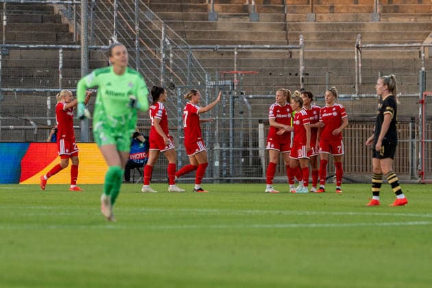 Soccer: UEFA Women s Champions League, Matchday 1, FC Bayern Munich Women vs. Manchester City Women s Football Club on September 22, 2026, at Sportpark Unterhaching in Munich, Germany; 2026–2027 season; Munich, Sportpark Unterhaching, Germany Copyright: xPhilippxImhofx