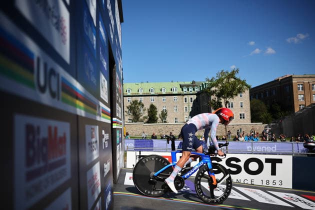 2026 UCI Road World Championships Picture by Alex Whitehead SWpix.com - 22 09 2026 - Cycling - 2026 UCI Road World Championships - MontrÃ al, Canada - Men Junior Individual Time Trial (ITT) - Kashus Adamski (USA) MontrÃ al Avenue du Parc Canada Copyright: x xSWpix.comx(t axPhotographyxHubxLtd)xAlexxWhitehead SWpix.comx SWP-3521-1421